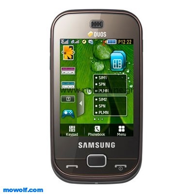 Samsung B5722 Dark Brown Double Sim اسعار جهازي سامسونج B5722 و B3410W