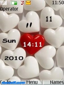 Hearts Clock Hearts Clock